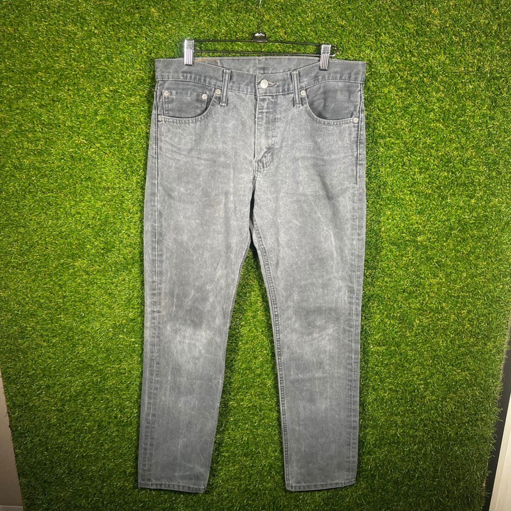 Levis 511 Slim Fit‎ Grey Denim Jeans Mens 32x32 Style 511-0408